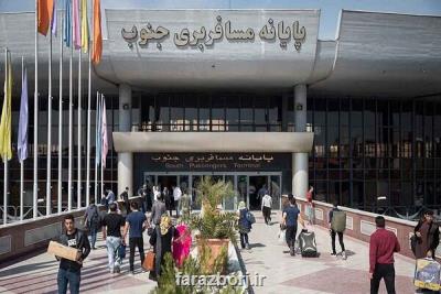 تردد 1 و هفت دهم میلیون مسافر با اتوبوس های بین شهری در 4 روز اخیر