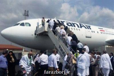 زوار کدام استانها از فرودگاه امام به حج تمتع می روند؟