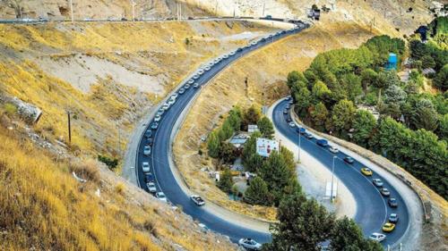 جاده چالوس در محدوده استان البرز همچنان مسدود است