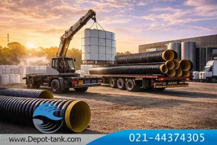 گروه صنعتی دپوت تانک تولیدکننده تخصصی مخازن، تجهیزات فاضلاب و خطوط انتقال سیالات