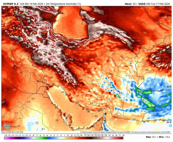 فعالیت سامانه های بارشی فعلا به اتمام رسید ورود موج هوای گرم به کشور
