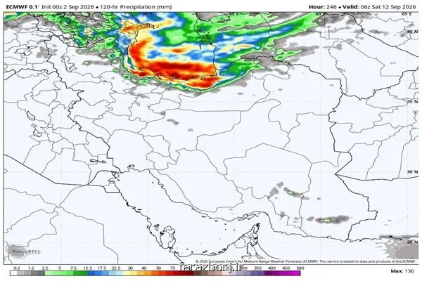 آغاز بارندگی ها در کشور