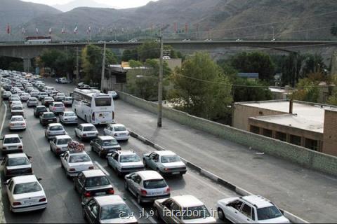 محدودیت ترافیكی جاده ها، انسداد محور هراز محدوده آبشار از امروز