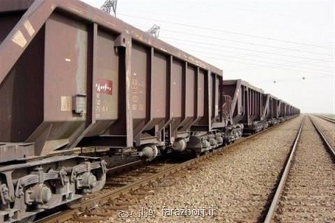 انتقال ۱۹هزار تن آهن آلات صادراتی ایران به تركیه از جاده به ریل