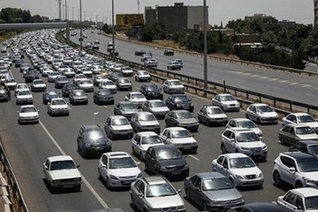 ترافیك سنگین در آزادراه قزوین-رشت